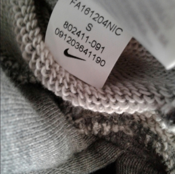 Nike FC soccer Hoodie sweatshirt pullover Grey Mens sz S Small CR7 Vitoria - Picture 4 of 9